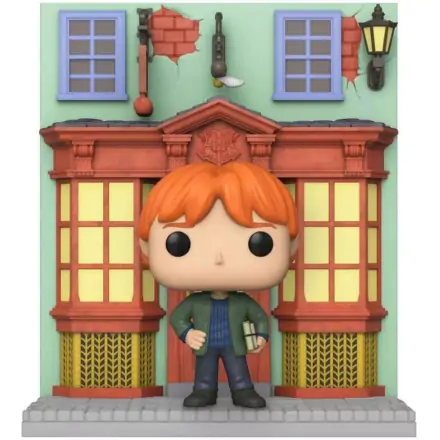Harry Potter POP! Deluxe Vinyl Figure  Deluxe: HP Diagon Alley- Quidditch Supplies Store w/Ron 9 cm product photo