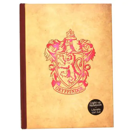 Harry Potter Gryffindor notebook with light product photo