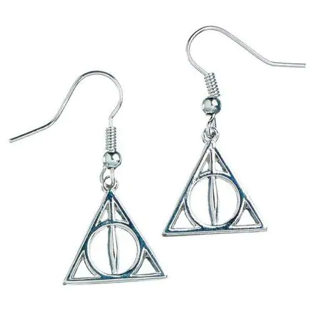 Harry Potter Deathly Hallows Earrings (silver plated) termékfotója
