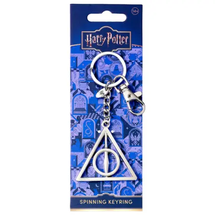 Harry Potter Deathly Hallows spinning keyring product photo