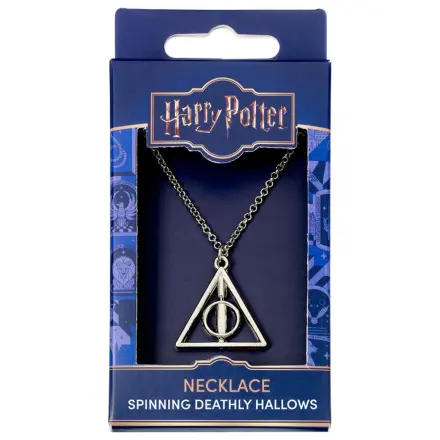 Harry Potter Deathly Hallows spinning necklace product photo