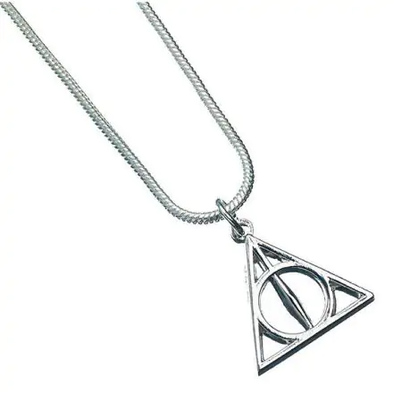 Harry Potter Pendant & Necklace Deathly Hallows (silver plated) product photo