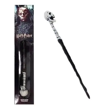 Harry Potter Wand Replica Death Eater Eater Skull 38 cm product photo