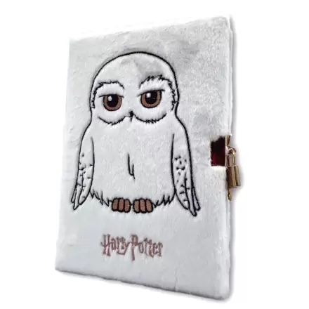 Harry Potter Hedwig A5 plush notebook product photo