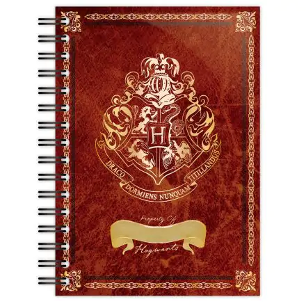 Harry Potter Hogwarts A5 notebook termékfotója