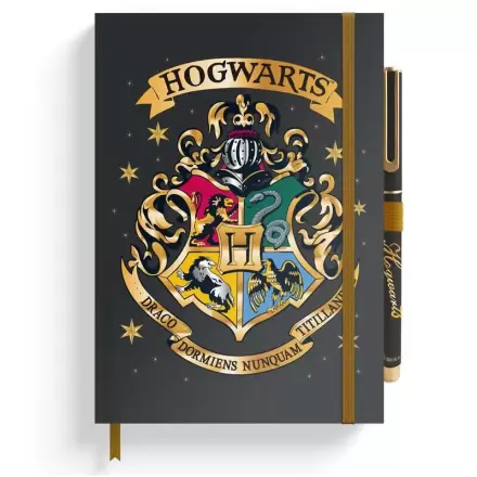 Harry Potter Hogwarts A5 premium notebook + pen termékfotója