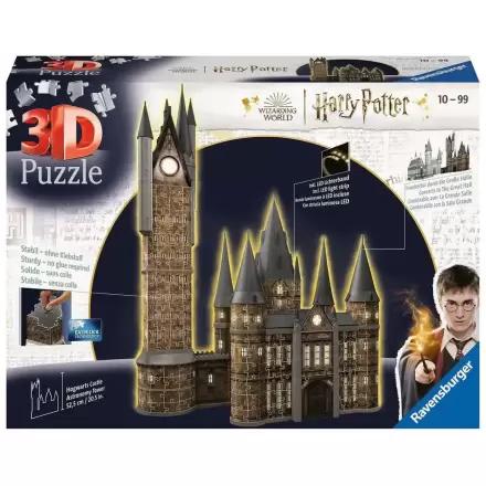 Harry Potter 3D Puzzle Hogwarts Castle: Astronomy Tower - Night Edition (540 Pieces) product photo