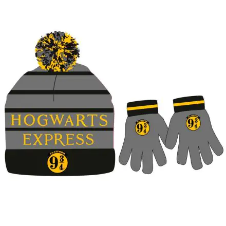Harry Potter Hogwarts Express hat and gloves set product photo