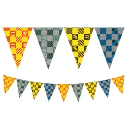 Harry Potter Hogwarts Houses Bunting FSC 2.3 m product photo
