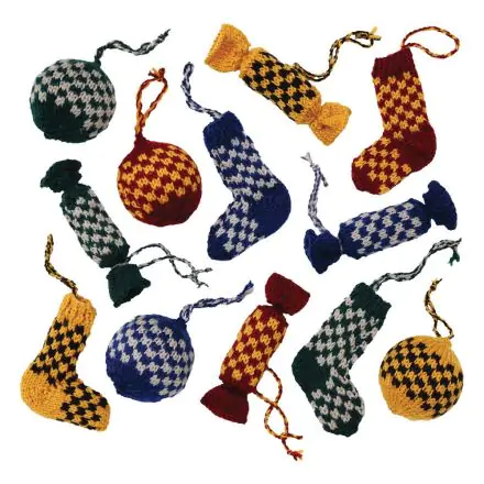 Harry Potter Knitting Kit Christmas Stocking Hogwarts product photo
