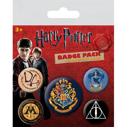 Harry Potter Pin-Back Buttons 5-Pack Hogwarts termékfotója