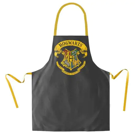 Harry Potter cooking apron Hogwarts Logo Black termékfotója