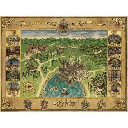 Harry Potter Jigsaw Puzzle Hogwarts Map (1500 pieces) product photo