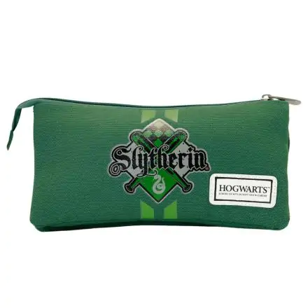 Harry Potter Hogwarts Slytherin triple pencil case product photo