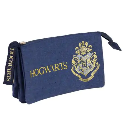 Harry Potter Hogwarts triple pencil case product photo