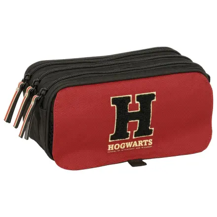 Harry Potter Hogwarts triple pencil case product photo