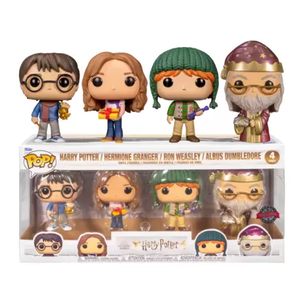 Harry Potter POP! Movies Vinyl Figure 4-Pack Holiday 9 cm product photo