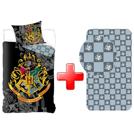 Harry Potter Houses Duvet Cover and Fitted Sheet Set product photo