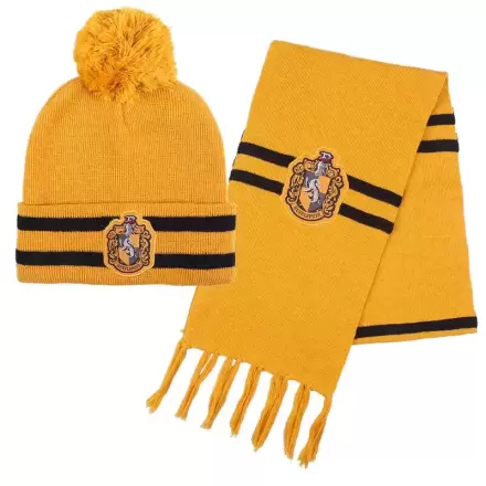 Harry Potter Hufflepuff beanie & scarf set product photo