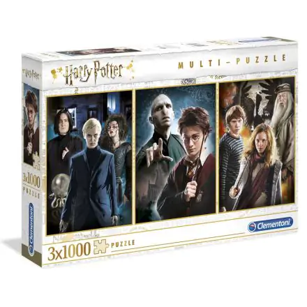 Harry Potter Multi Jigsaw Puzzle Characters (3 x 1000 pieces) termékfotója