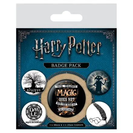 Harry Potter Pin-Back Buttons 5-Pack Symbols termékfotója