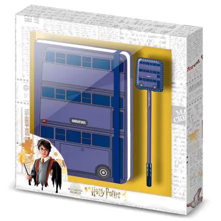 Harry Potter Knight Bus set diary + pen termékfotója