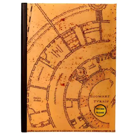 Harry Potter Notebook with Light Marauder's Map termékfotója
