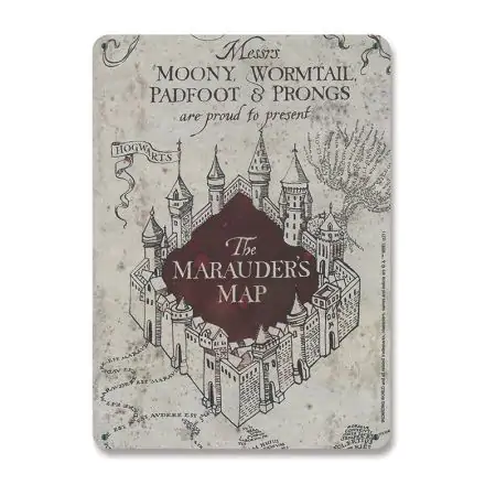 Harry Potter Tin Sign Marauders Map 15 x 21 cm termékfotója