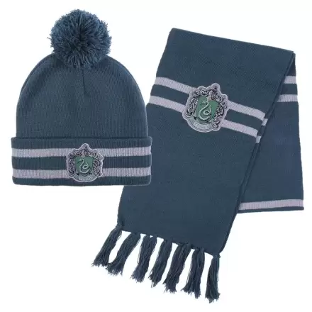Harry Potter Slytherin beanie & scarf set product photo