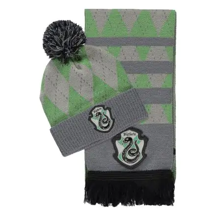 Harry Potter Beanie & Scarf Set Slytherin product photo