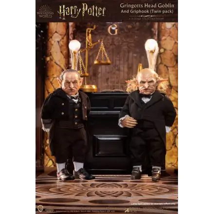 Harry Potter My Favourite Movie Action Figures 1/6 Gringotts Head Goblin & Griphook 20 cm product photo