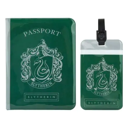 Harry Potter Passport Case & Luggage Tag Set Slytherin product photo