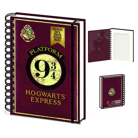 Harry Potter Platform 9 3/4 A5 notebook termékfotója