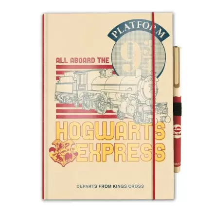 Harry Potter Platform 9 3/4 A5 premium notebook + pen product photo