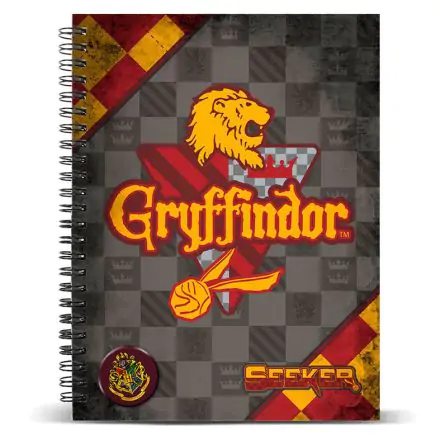 Harry Potter Quidditch Gryffindor A5 notebook product photo