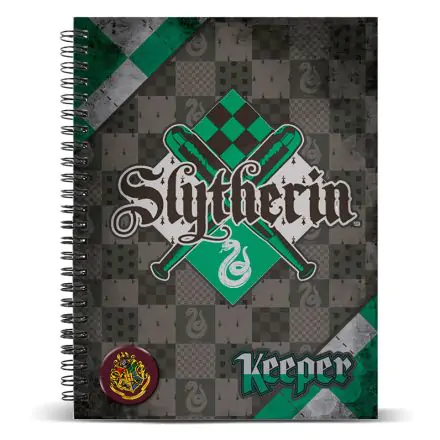Harry Potter Quidditch Slytherin A5 notebook product photo