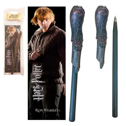 Harry Potter Ron Weasley wand pend and bookmark termékfotója