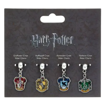 Harry Potter Hogwarts Crest Set 4 assorted slider charms product photo