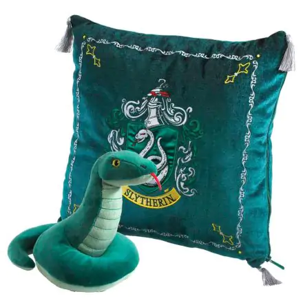 Harry Potter House Mascot Cushion with Plush Figure Slytherin termékfotója