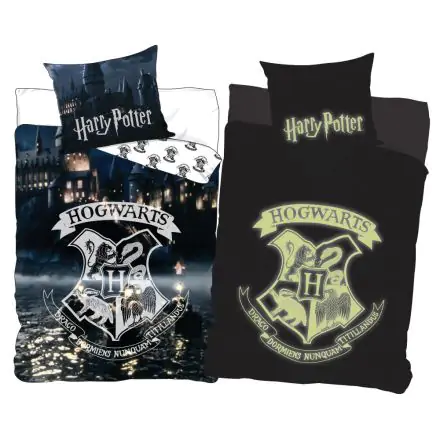 Harry Potter Glow in the Dark Duvet Cover 140x200cm, 70x90cm product photo