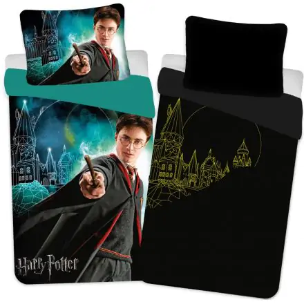 Harry Potter Glow in the Dark Duvet Cover Castle 140×200cm, 70×90 cm product photo