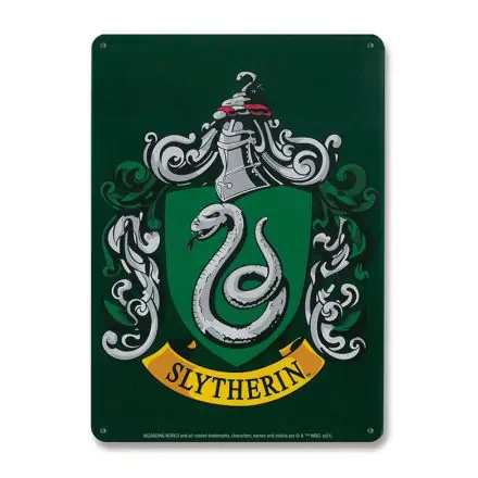 Harry Potter Tin Sign Slytherin 15 x 21 cm termékfotója