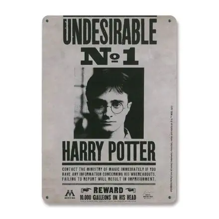 Harry Potter Tin Sign Undesirable No. 1 15 x 21 cm termékfotója