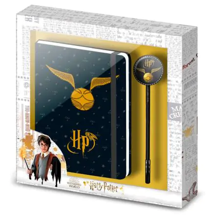 Harry Potter Notebook with Pen Gift Set Golden Snitch termékfotója