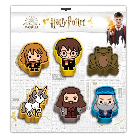 Harry Potter Wizard set 6 erasers product photo
