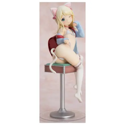 Hatsukoi Ribbon PVC Figure 1/6 Yuu White cat Ver. 25 cm product photo