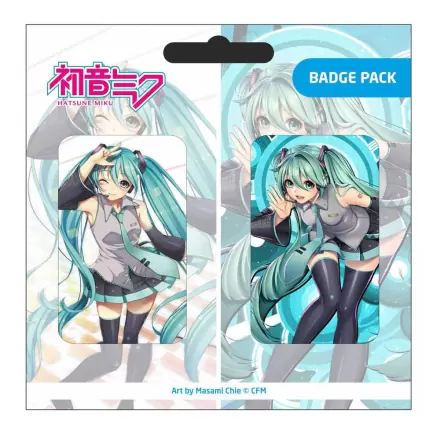 Hatsune Miku Pin Badges 2-Pack Set D termékfotója