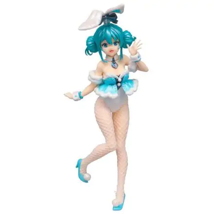 Hatsune Miku BiCute Bunnies PVC Statue Hatsune Miku White Rabbit Pearl Color ver. product photo