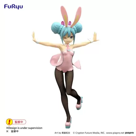 Hatsune Miku BiCute Bunnies PVC Statue Wink Pearl Pink Color Ver. 30 cm termékfotója