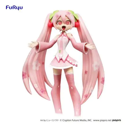 Hatsune Miku CartoonY PVC Statue Sakura Miku 16 cm product photo